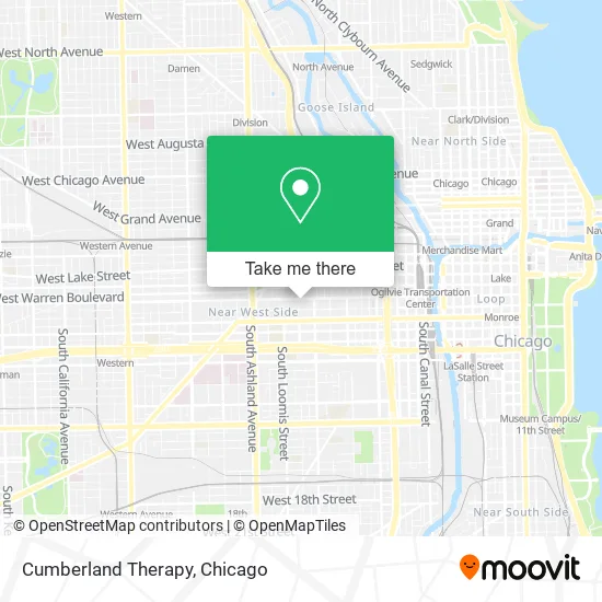 Cumberland Therapy map