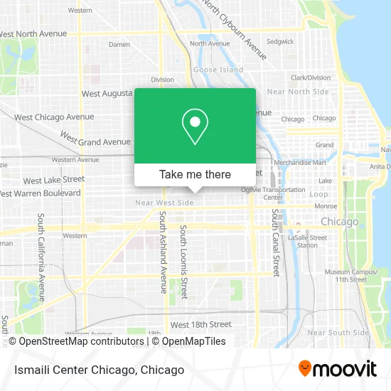 Ismaili Center Chicago map