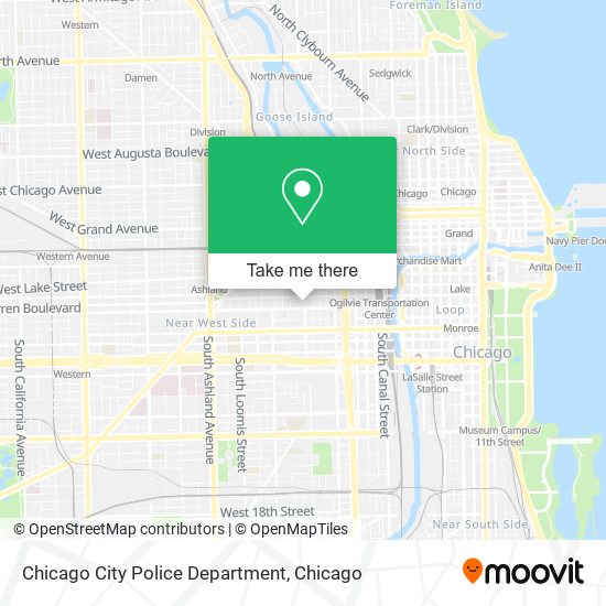 Chicago City Police Department map