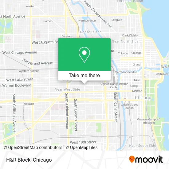 H&R Block map