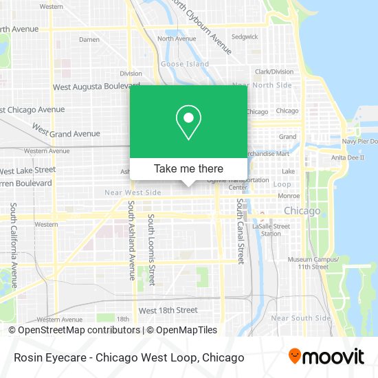 Rosin Eyecare - Chicago West Loop map