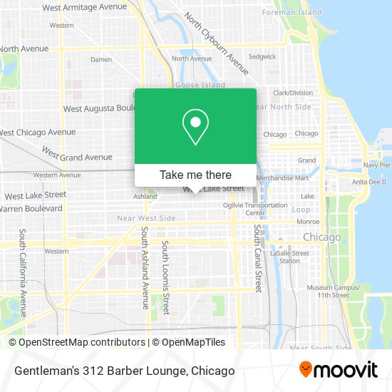 Gentleman's 312 Barber Lounge map