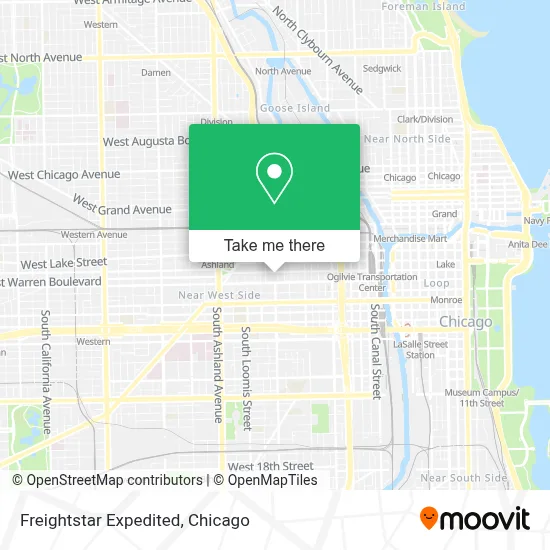 Freightstar Expedited map