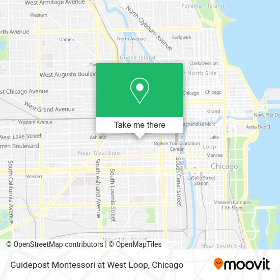 Guidepost Montessori at West Loop map