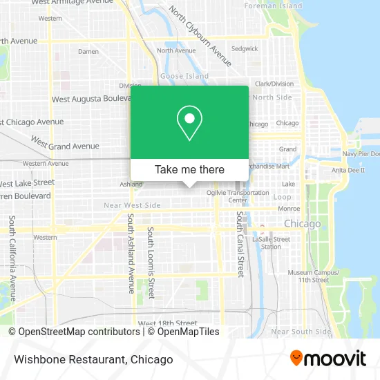 Wishbone Restaurant map