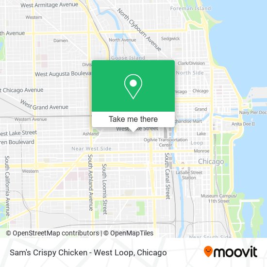 Sam's Crispy Chicken - West Loop map