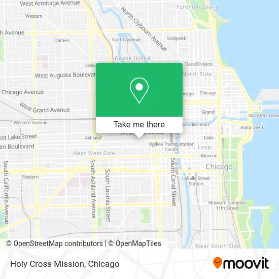 Holy Cross Mission map