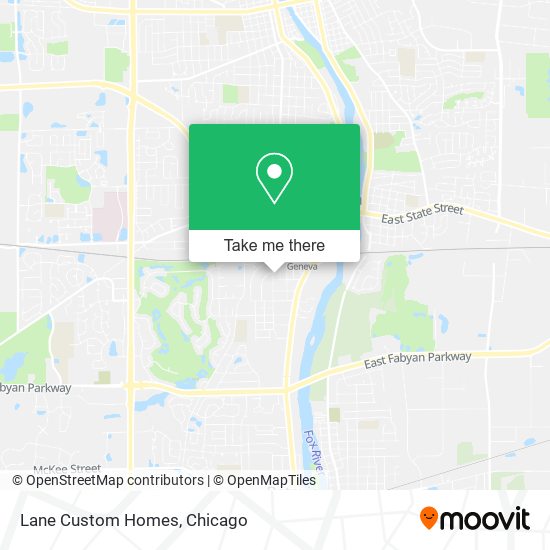 Lane Custom Homes map