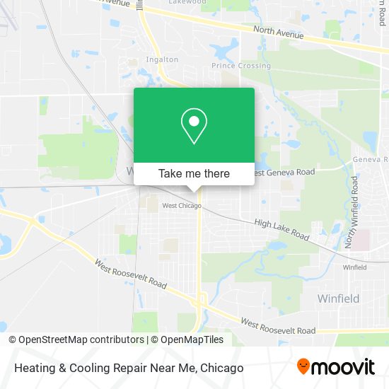 Mapa de Heating & Cooling Repair Near Me