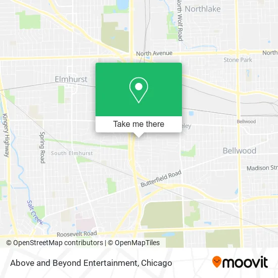 Above and Beyond Entertainment map