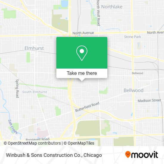 Mapa de Winbush & Sons Construction Co.