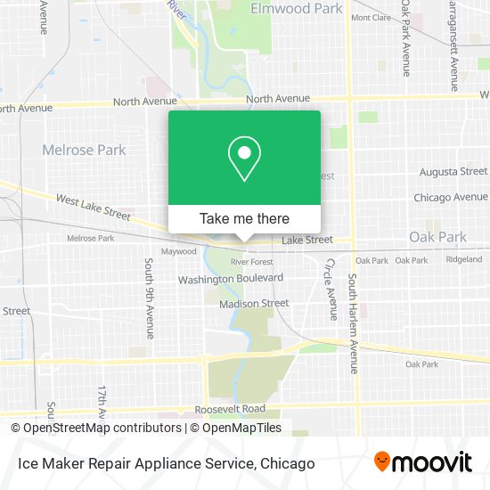 Mapa de Ice Maker Repair Appliance Service