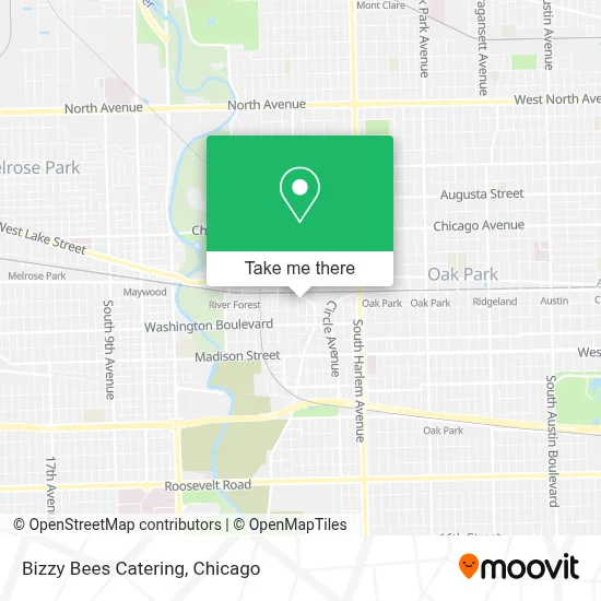 Bizzy Bees Catering map