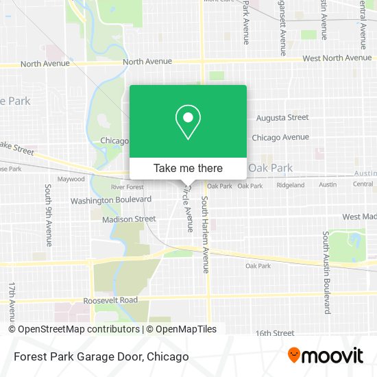 Mapa de Forest Park Garage Door