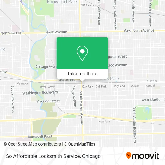 So Affordable Locksmith Service map