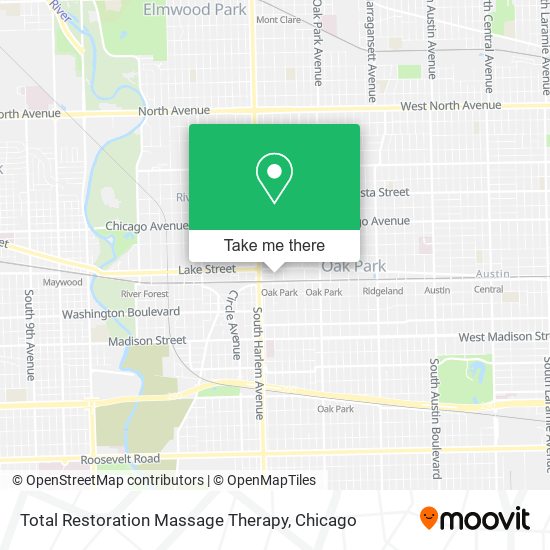 Mapa de Total Restoration Massage Therapy