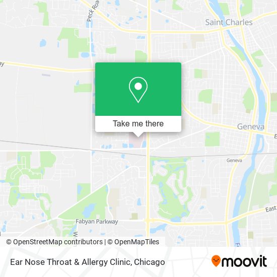 Mapa de Ear Nose Throat & Allergy Clinic