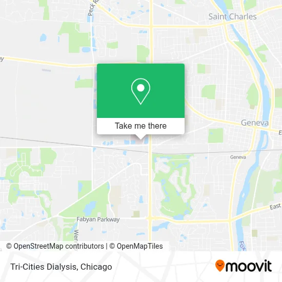 Tri-Cities Dialysis map