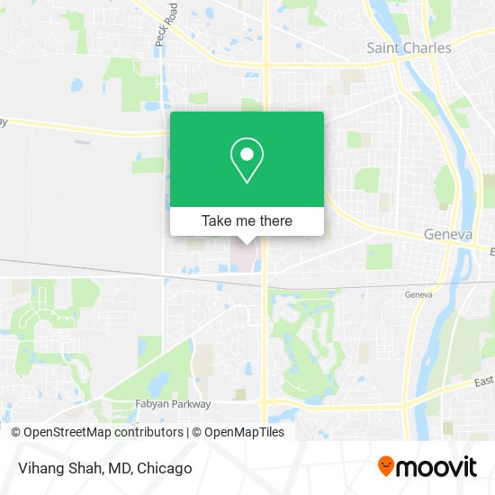 Mapa de Vihang Shah, MD
