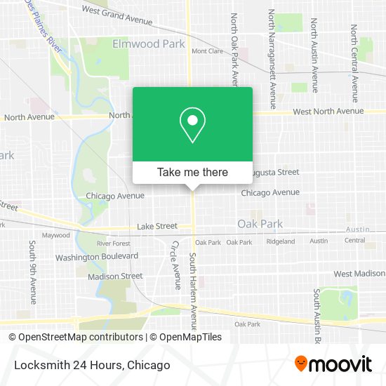 Mapa de Locksmith 24 Hours