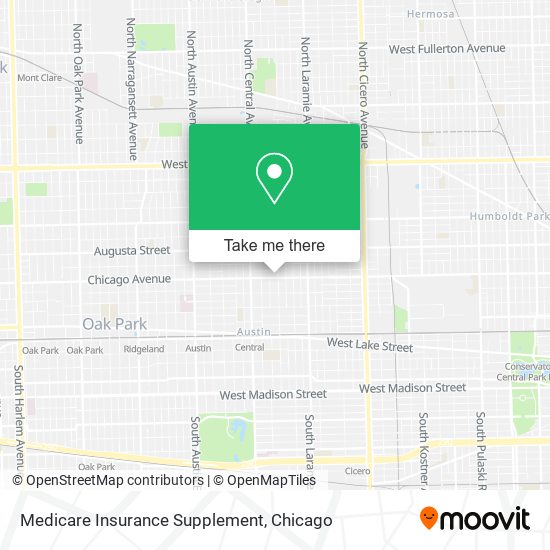 Medicare Insurance Supplement map