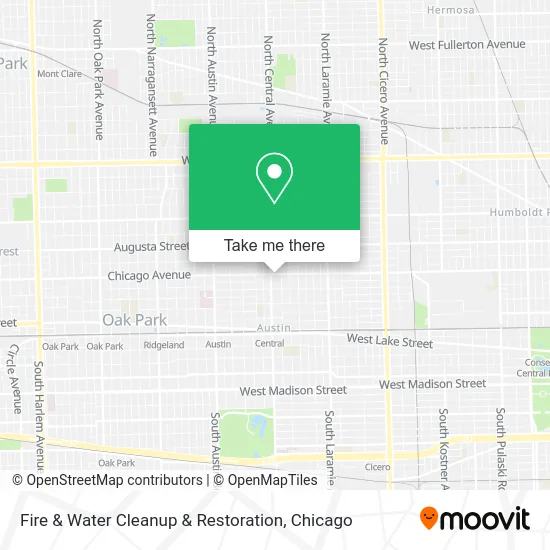 Fire & Water Cleanup & Restoration map