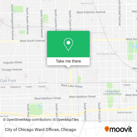 City of Chicago Ward Offices map