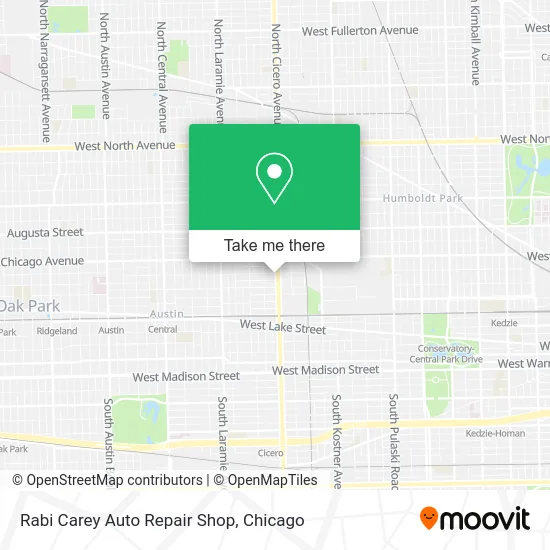 Rabi Carey Auto Repair Shop map