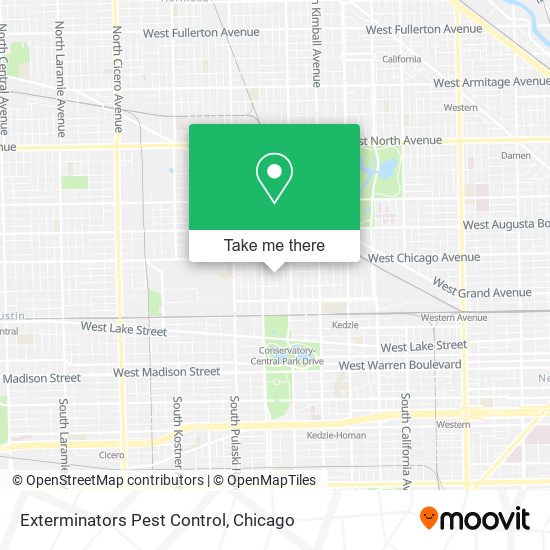 Mapa de Exterminators Pest Control
