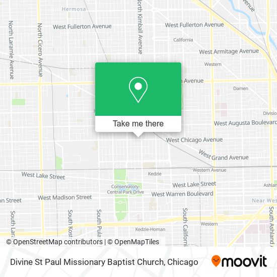 Divine St Paul Missionary Baptist Church map