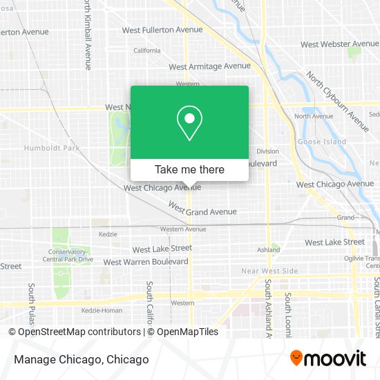 Mapa de Manage Chicago