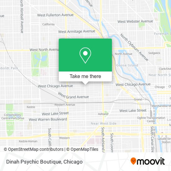 Dinah Psychic Boutique map