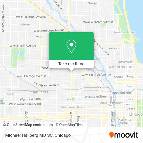 Michael Hallberg MD SC map