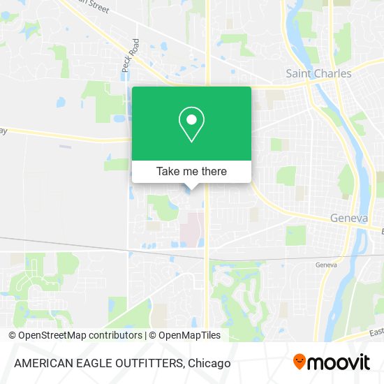 AMERICAN EAGLE OUTFITTERS map