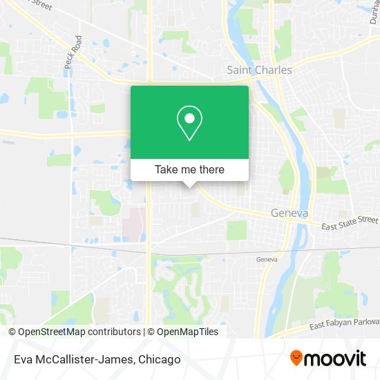 Eva McCallister-James map