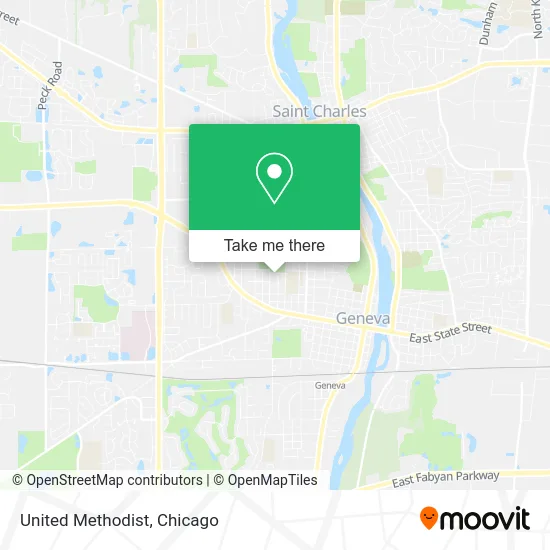 United Methodist map