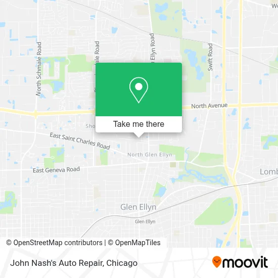 John Nash's Auto Repair map