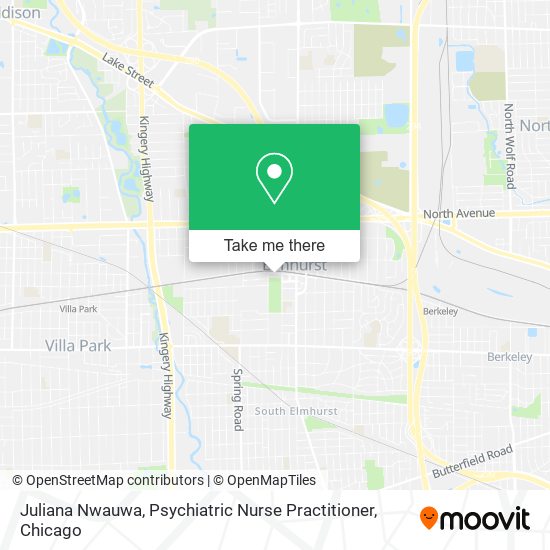 Juliana Nwauwa, Psychiatric Nurse Practitioner map