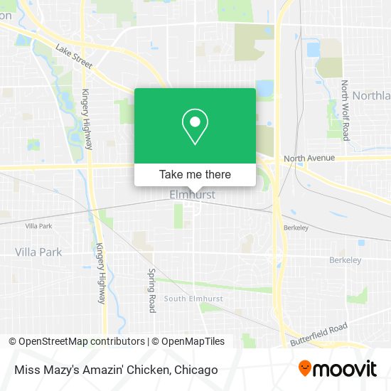 Miss Mazy's Amazin' Chicken map