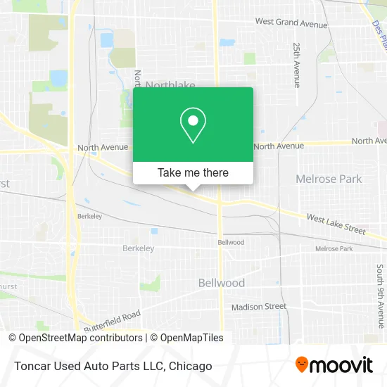Toncar Used Auto Parts LLC map