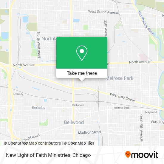 New Light of Faith Ministries map