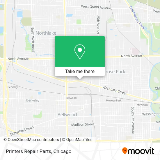 Printers Repair Parts map