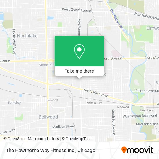 The Hawthorne Way Fitness Inc. map