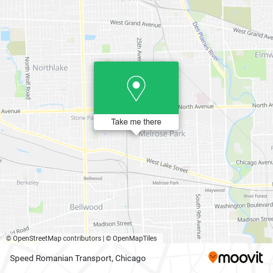 Speed Romanian Transport map