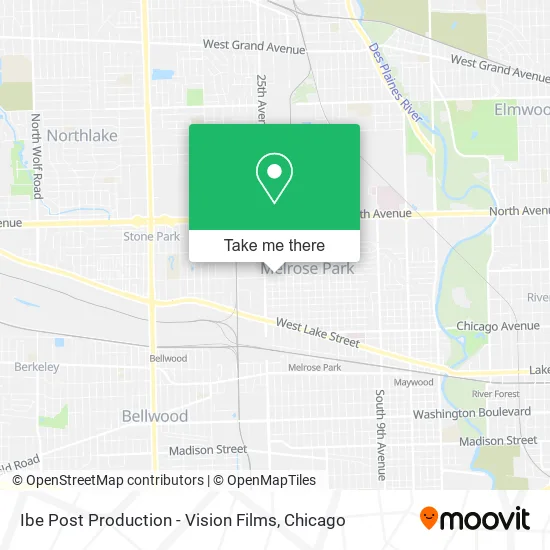 Mapa de Ibe Post Production - Vision Films