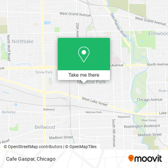 Cafe Gaspar map
