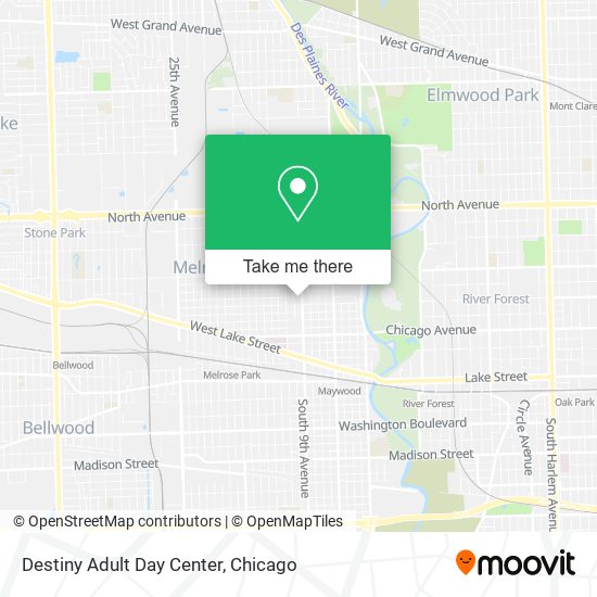 Destiny Adult Day Center map