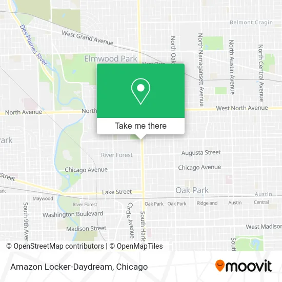 Amazon Locker-Daydream map