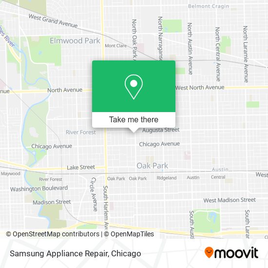 Samsung Appliance Repair map