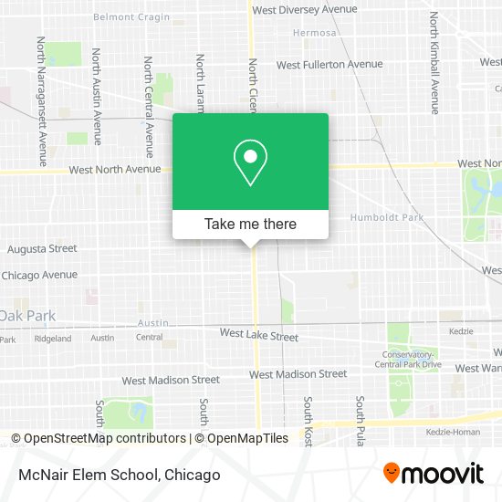 Mapa de McNair Elem School